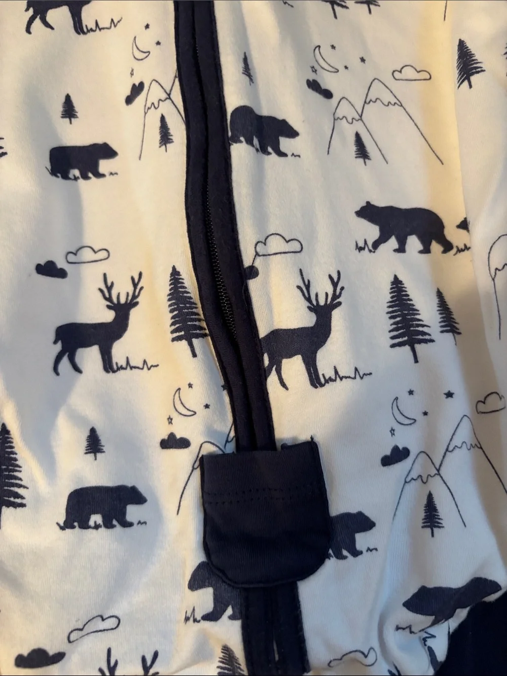 0-3 months x-small swaddles two way zipper 100% organic cotton mama cheetah
